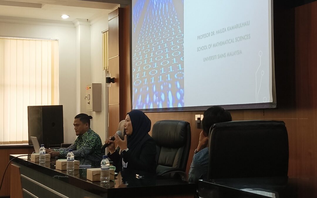 Guest Lecture “Mathematics of Cryptography: Theory and Practice” bersama Prof. Dr. Hailiza Kamarulhaili dari Universiti Sains MalaysiaSDG: 4, 8, 9, 17