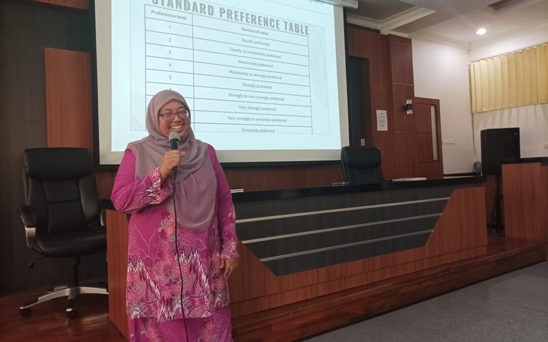 Assoc. Prof. Siti Sarah Januri dari UiTM Malaysia Menjadi Narasumber dalam Guest Lecture: Memahami Proses Hirarki Analitik untuk Pengambilan Keputusan yang Efektif