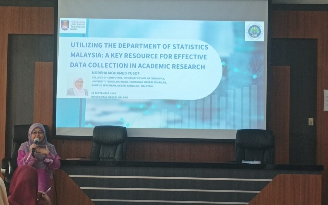 Noreha Mohamed Yusof dari UiTM Malaysia Menjadi Narasumber dalam Guest Lecture tentang Effective Data Collection in Academic Research
