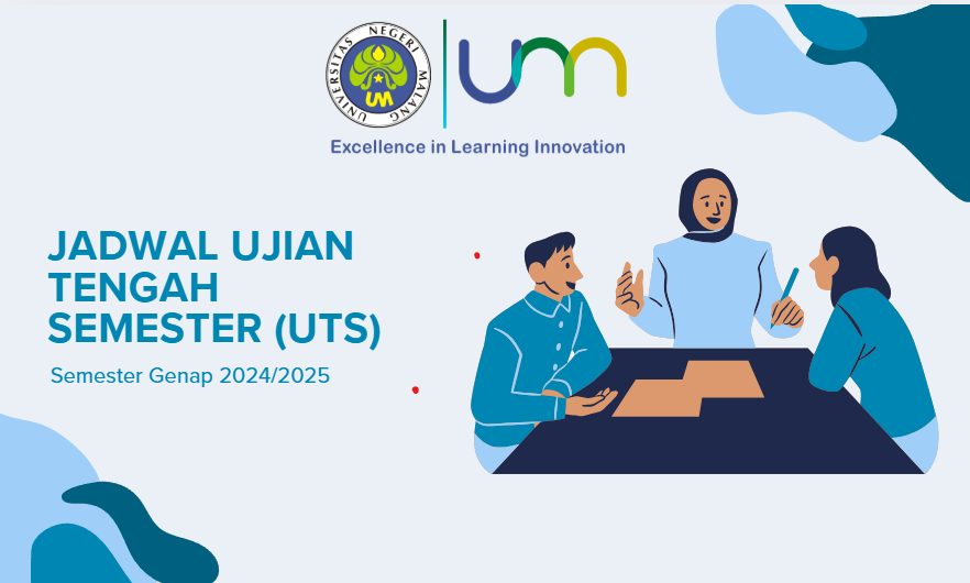 Jadwal UTS MK di Departemen Matematika Semester Genap 2024-2025