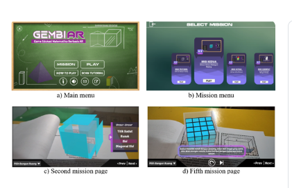 Dosen dan Mahasiswa UM Kolaborasi dengan Peneliti Malaysia Kembangkan Game Pembelajaran Geometri Berbasis Mobile Augmented Reality (SDGs: 4)