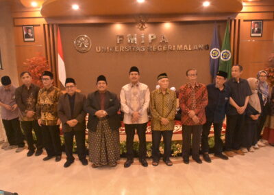 FMIPA UM Gelar Halalbihalal dan Kuliah Umum dengan Tema Memperkuat Integritas dan Layanan Prima menuju FMIPA UM Wilayah Bebas dari Korupsi